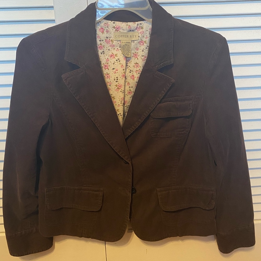 Corduroy brown jacket